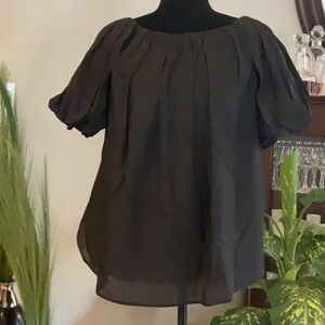 HARSHMAN - Keiko Blouse - Chic Black Blouse with Timeless Elegance - NEW